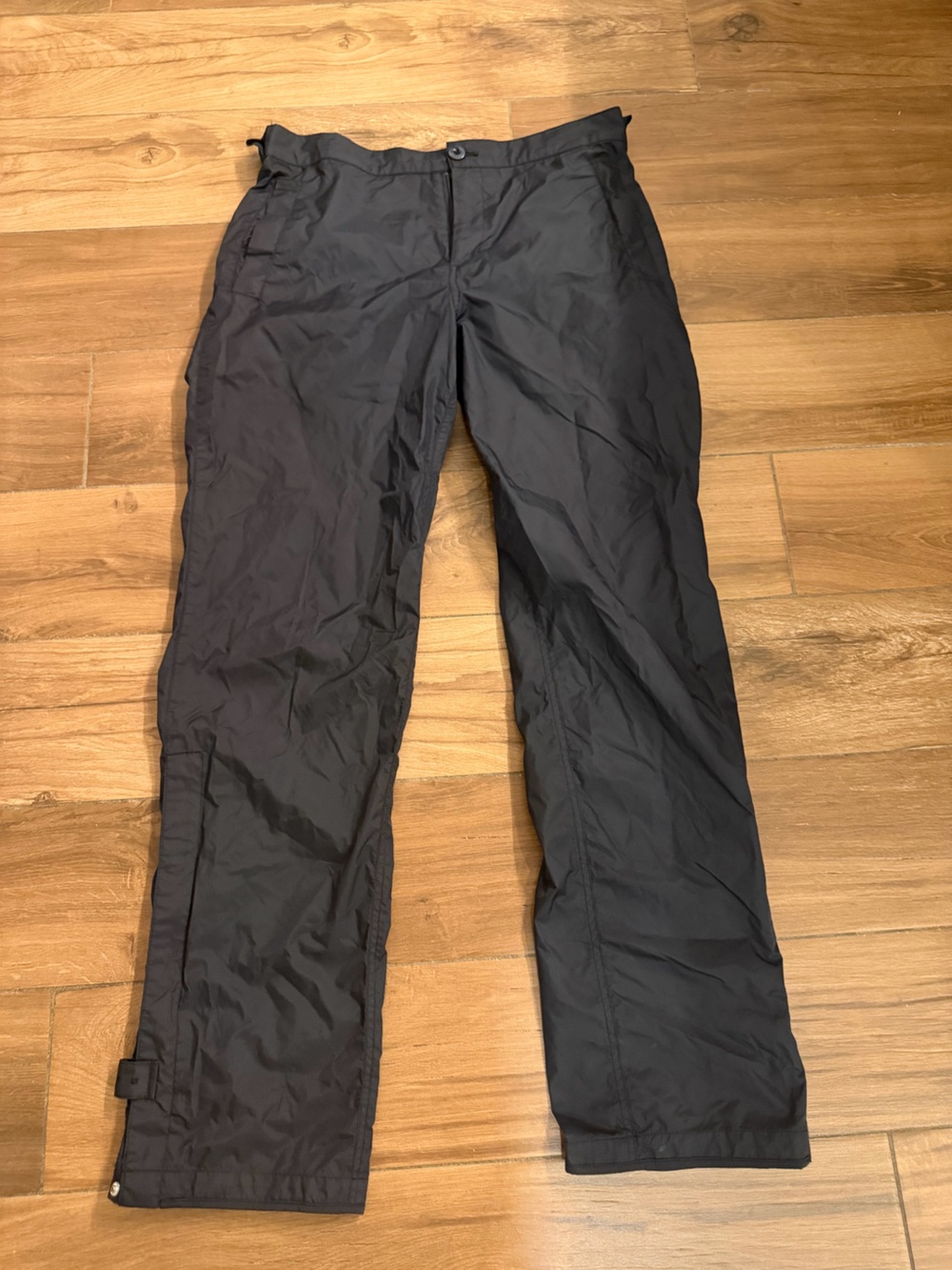 Stampd Black Men's Lightweight Wind Break Nylon Utility Jogger Pants Size Small